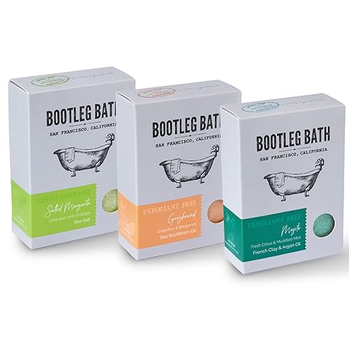 Jabón en barra natural, paquete variado hidratante, margarita salada, mojito y galgo, jabón corporal para hombres y mujeres, respetuoso con el medio