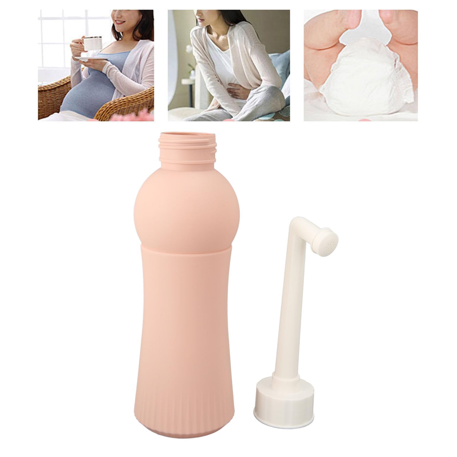 COOLive Portable Bidet for Toilet,500ml Travel Handheld Personal Empty Bottle Childbirth Cleaner for Women,Men,Baby,Personal Hygiene Outdoor,Camping,Travling