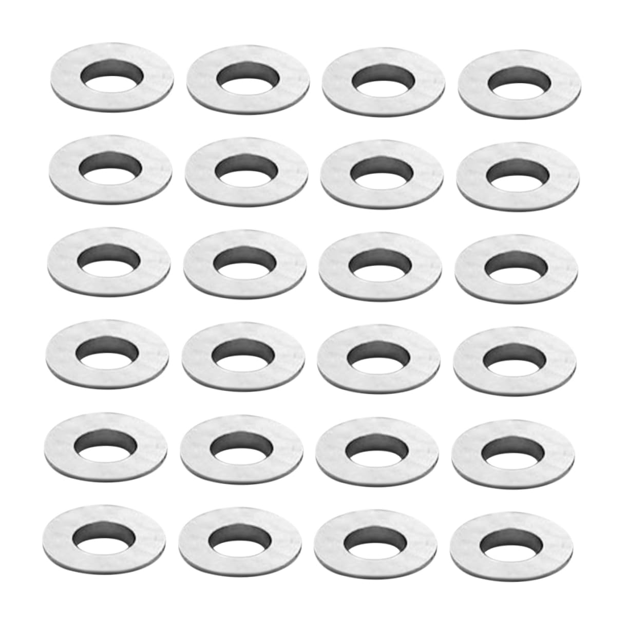 FOMIYES 50pcs Glasses Accessories Spacers Washers Glasses Gasket Replacement Convex Gaskets Parts Sturdy Gaskets Glasses Convex Gasket Parts Glasses Frame Repair Stainless Steel