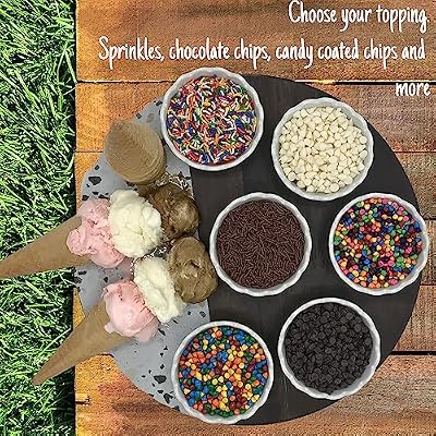 Rainbow Candy Coated Chocolate Chips | 1.5 lbs Cosmic Brownie Sprinkles | Mini Chocolate Baking Chips for Ice Cream & Cake Decorating | Kosher Nut Free Non GMO Vegan & Gluten Free | Sterns Bakery