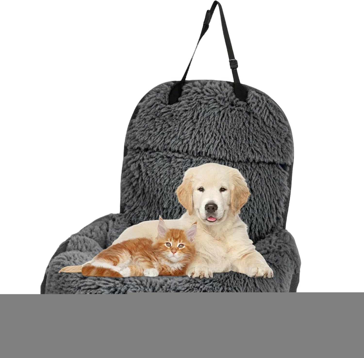 ペット カー シート,旅行用キャリア 車載 子犬安全シート - 快適でポータブルなペット旅行用ソフトクッション 家族や大人向け