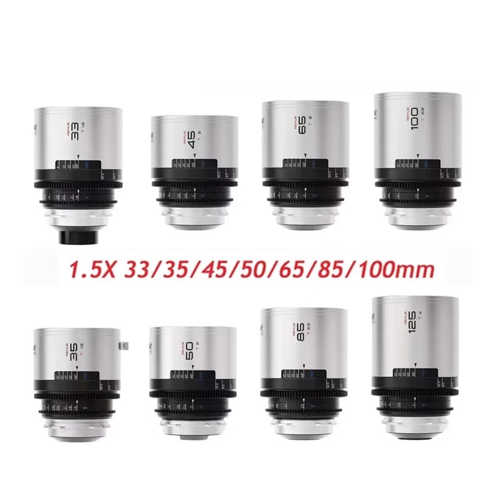Compatible con Canon, Lente Anamórfica T1.6 33-125mm
