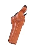 Bianchi Model 5BHL Thumbsnap Suede Lined Belt Gun Holster - Revolver, Tan