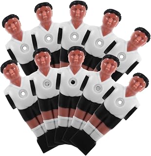 ibasenice 10 Piezas de Recambio de Jugadores de Futbolín Resistentes al Desgaste, Accesorios para Juego de Futbolín de Resina