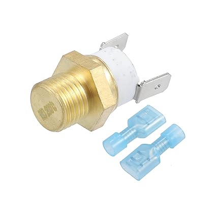 X AUTOHAUX Universal Automotive Radiator Engine Cooling Fan Temperature Thermo Sensor Switch 1/4'' NPT 200 Degree on 185 Degree Off