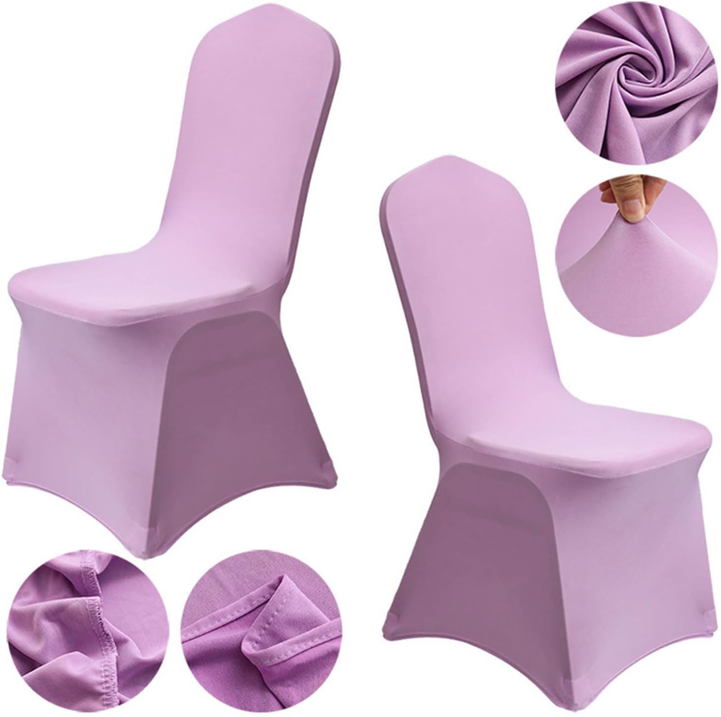 10pcs Wedding Chair Covers Stretch Slipcover for Restaurant Banquet Hotel Dining Party Chair Home Decor