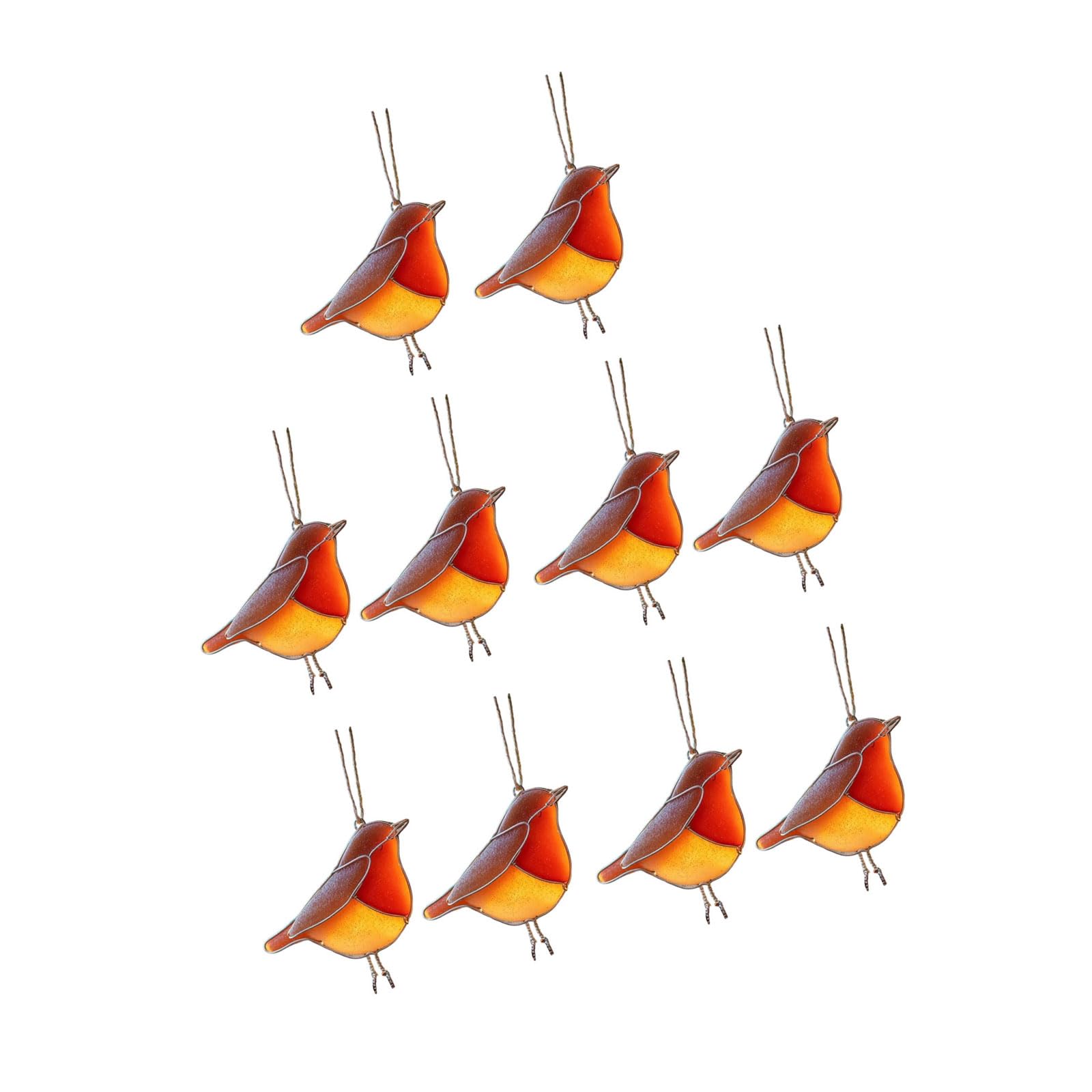 Carotoe B Exquisitely Crafted Acrylic Ird Ornament Feature Fine Detail Enhancing Holiday Decors Hanging Decoration Holiday Pendant