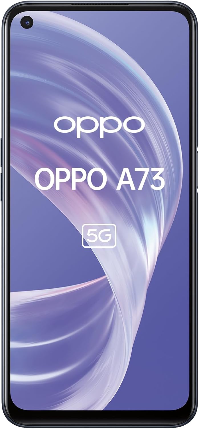 OPPO A73 5G Dual-SIM 128GB (GSM Only | No CDMA) Factory Unlocked Android Smartphone (Navy Black) - International Version