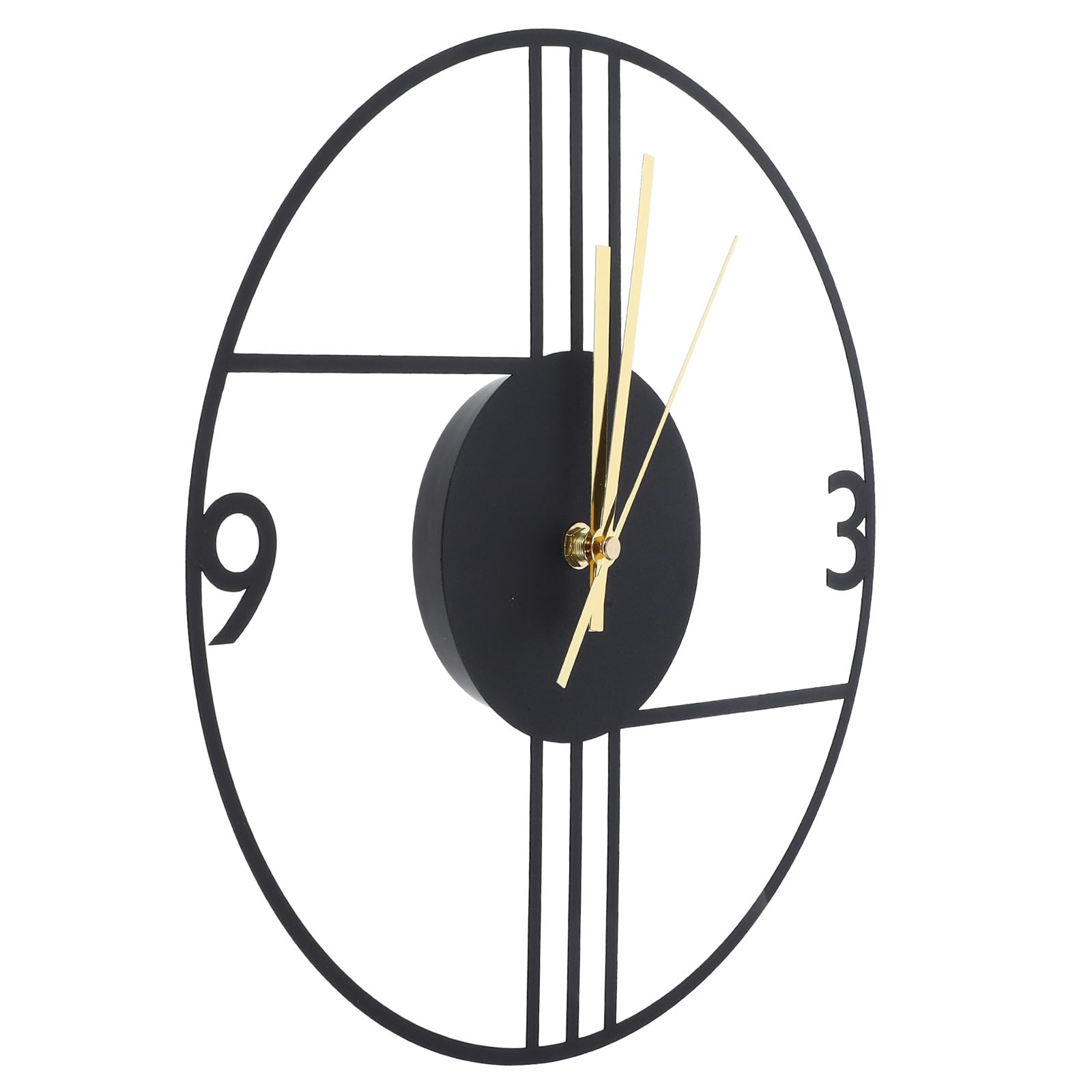 Pendule murale decorative noire pour salon moderne et chaleureux facilitez votre quotidien