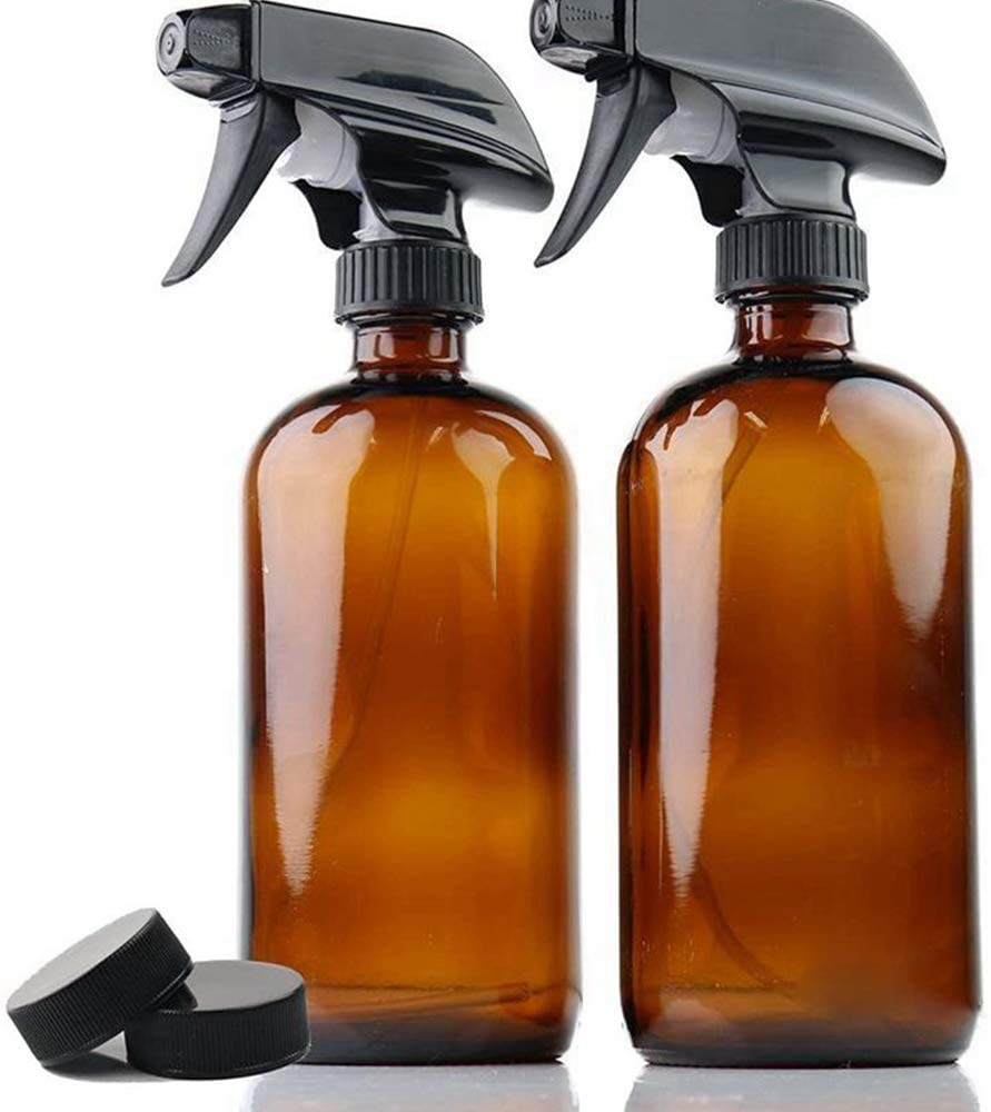 Pieces Mist Spray Bottles Empty Plastic Bottles Trigger Sprayer for Cleaning, Gardening, Feeding, 500ml
