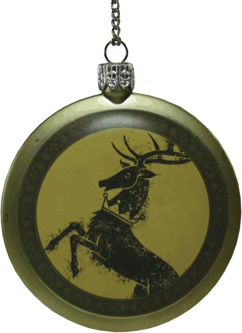 Game of Thrones Flat Disc Shield Family Crest Ornament [GO1141B]