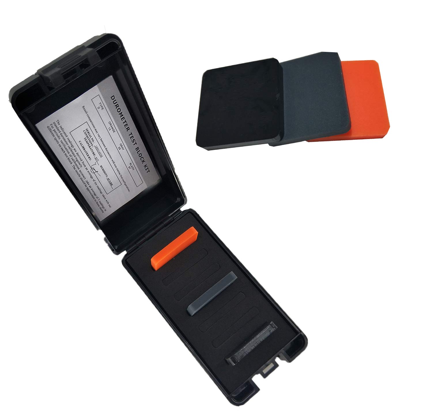 D Type Block Kits Hardness Test Block Kit for Durometer of Hard Rubber Plastics with 3 Color-image-4
