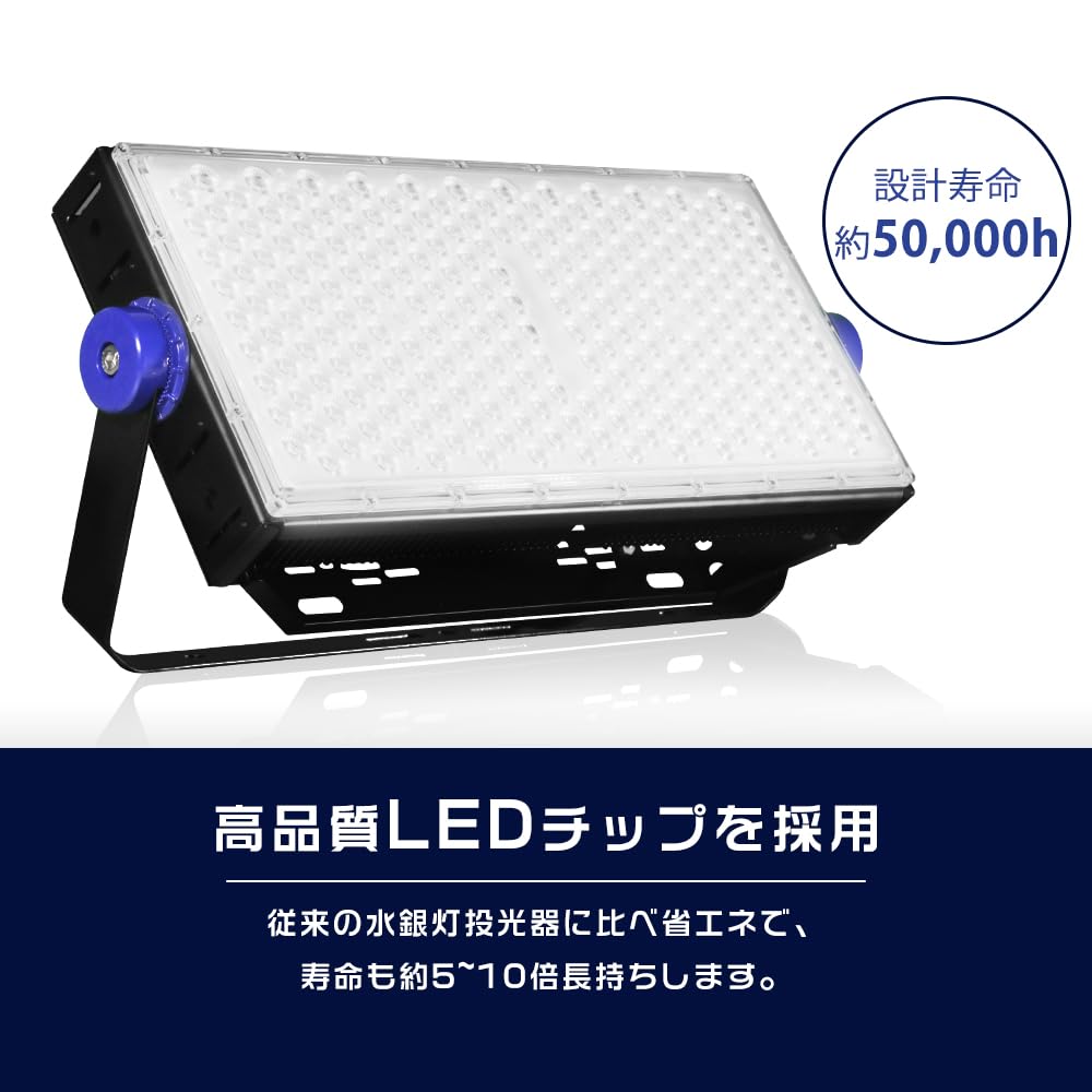 Amazon.co.jp: 新型投光器 超爆光 LED 投光器 400W 4000w相当 水銀灯
