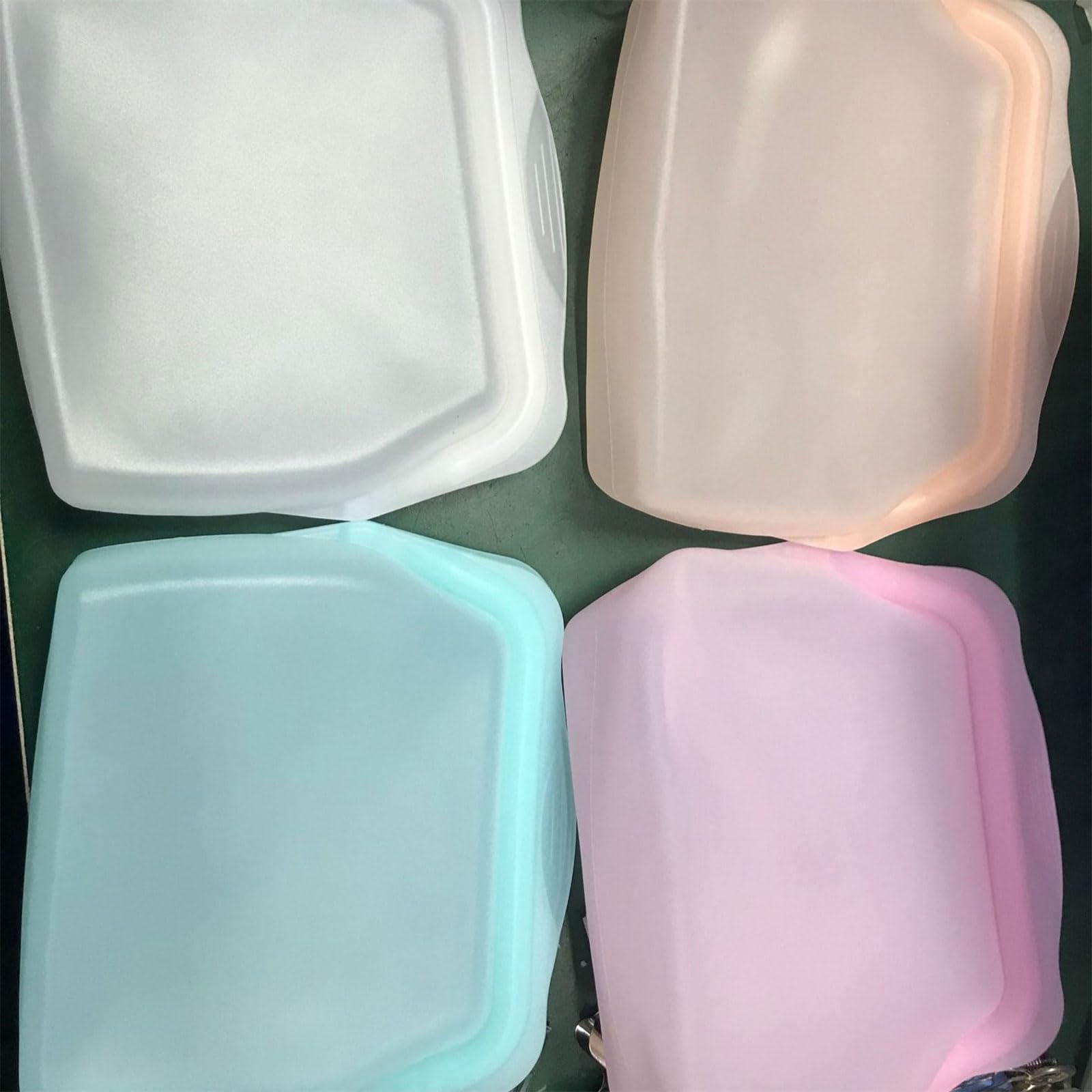 5 robusti sacchetti sigillanti in silicone ideali per conservare frutta e verdura fresca nei sacchetti per la conservazione degli alimenti nel frigorifero