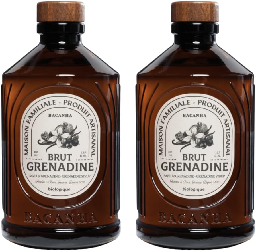Bacanha -- Sirop saveur grenadine brut bio - 400 ml main image 1