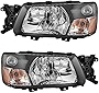 AUTOANDART Replacement Driver and Passenger Headlights Headlamps Compatible with 2005 Forester 84001SA310 84001SA300