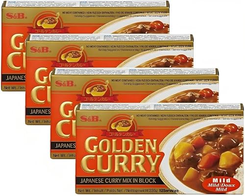 S&B - Golden Curry Mild 220 gr x 4 uds - Pack Promoo – vue 3
