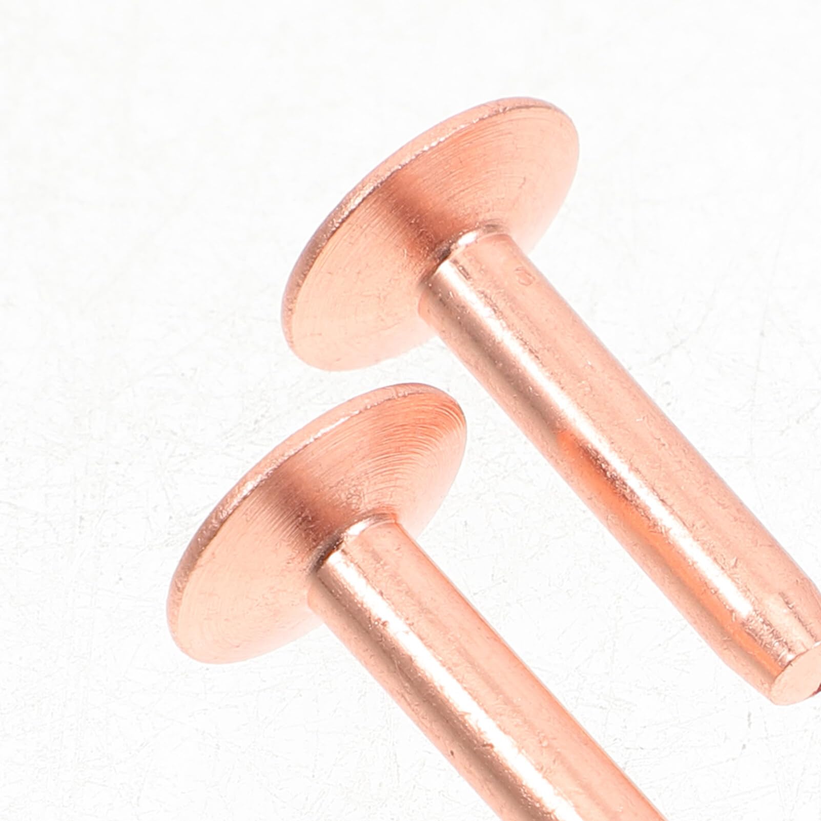 SHINEOFI 154piezas Clavos De Cobre De Remaches Redondos Para Cuero Clavos Para Ropa Kit De Remaches Para Manualidades Uso Cinturones y Bolsos