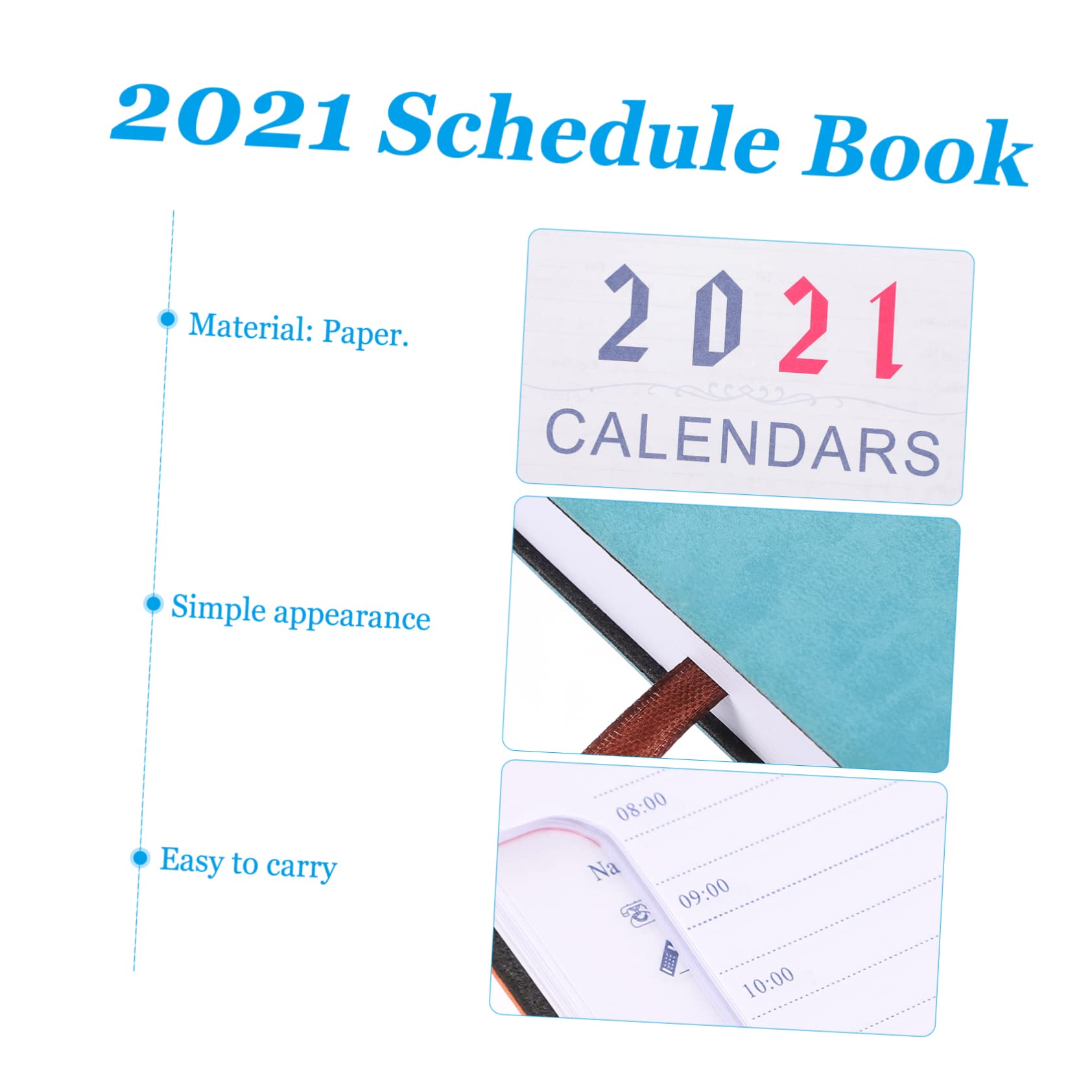 Lurrose 2stücke Kalenderbuch Für Effektives Zeitmanagement Notizbuch Für Büro Und Alltag Für Planung Und Organisation