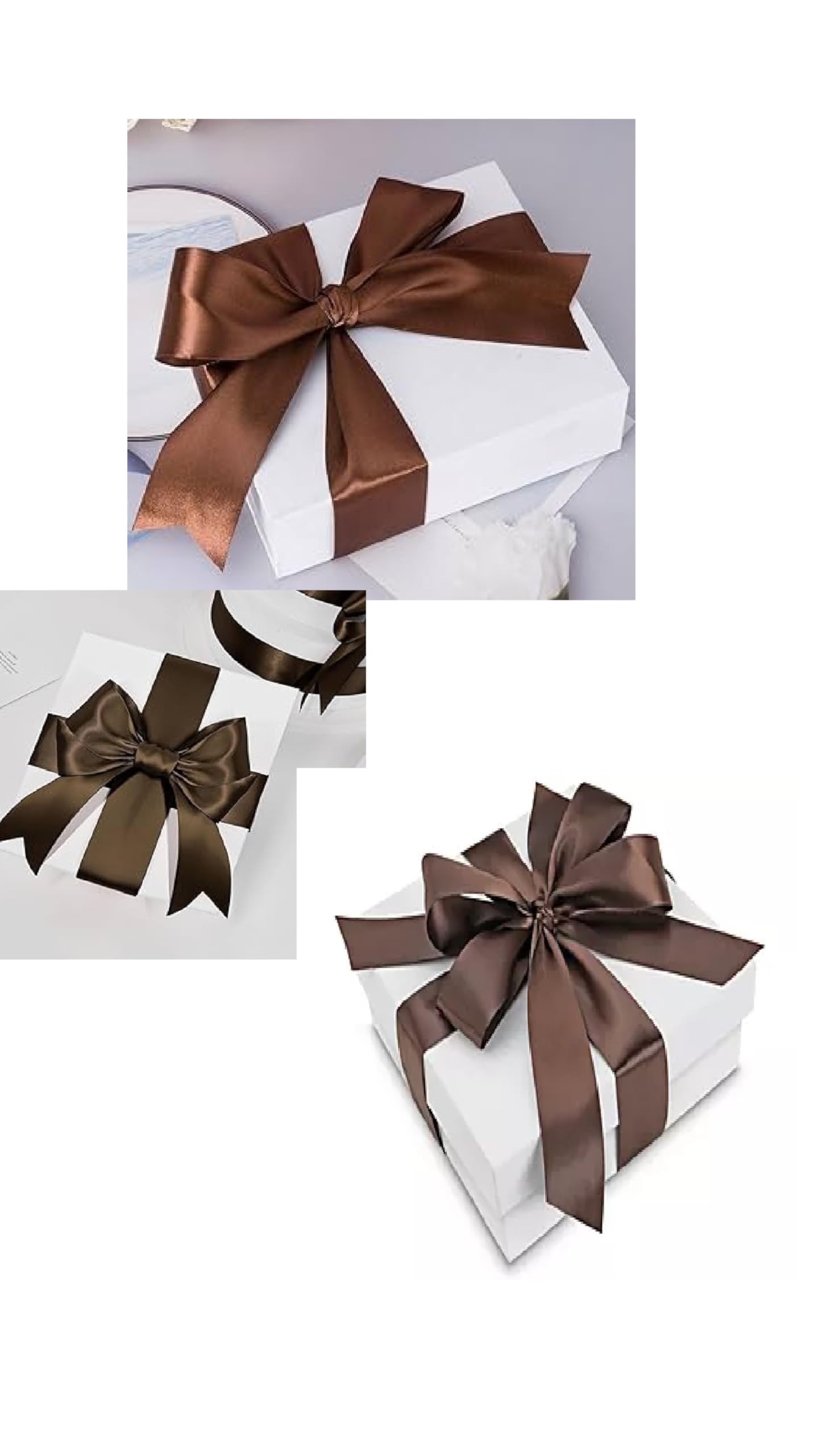 Double Sided Satin Ribbon 25mm x 10 Meters (Off White) for Gifts Wrap Sew Party, Decorations Events Dress Wedding Christmas Crafts, Bows Car, Balloons Hairs, DIY, Bouquets, Cake More — view 132