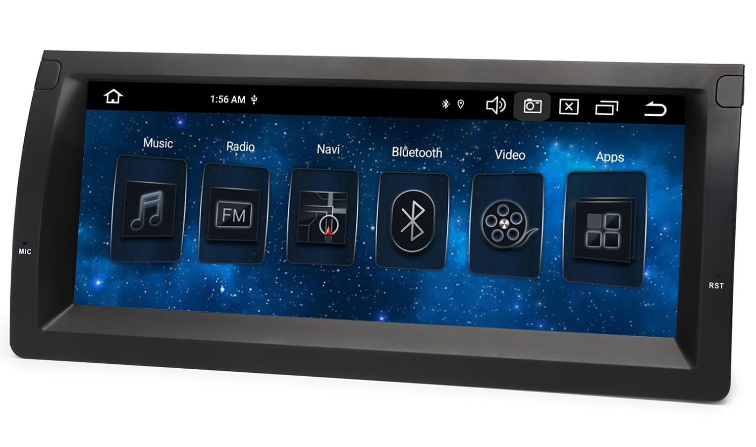 10.25" Android 16 Autoradio Carplay Android Auto pour BMW X5 E53 2000-2007 | Wifi DSP 4G LTE Canbus SWC Écran tactile IPS Bluetooth 5.0 GPS Navigateur DAB+ OBD2