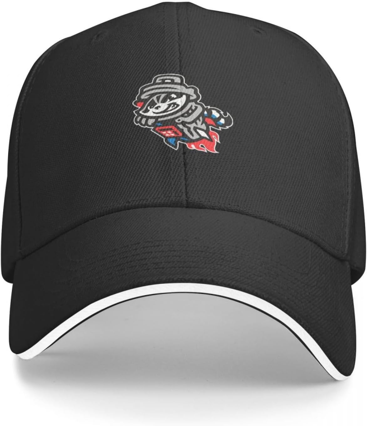 Rocket Citys Trashs P.a.n.d.a.s Baseball Cap Thermal Visor Derby hat Caps Male Women's
