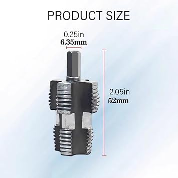 Electric Drill Pvc Pipe Threader PVC Thread Maker Tool PVC Thread Maker Tool For Electric Drill Water Pipe Screw Tool