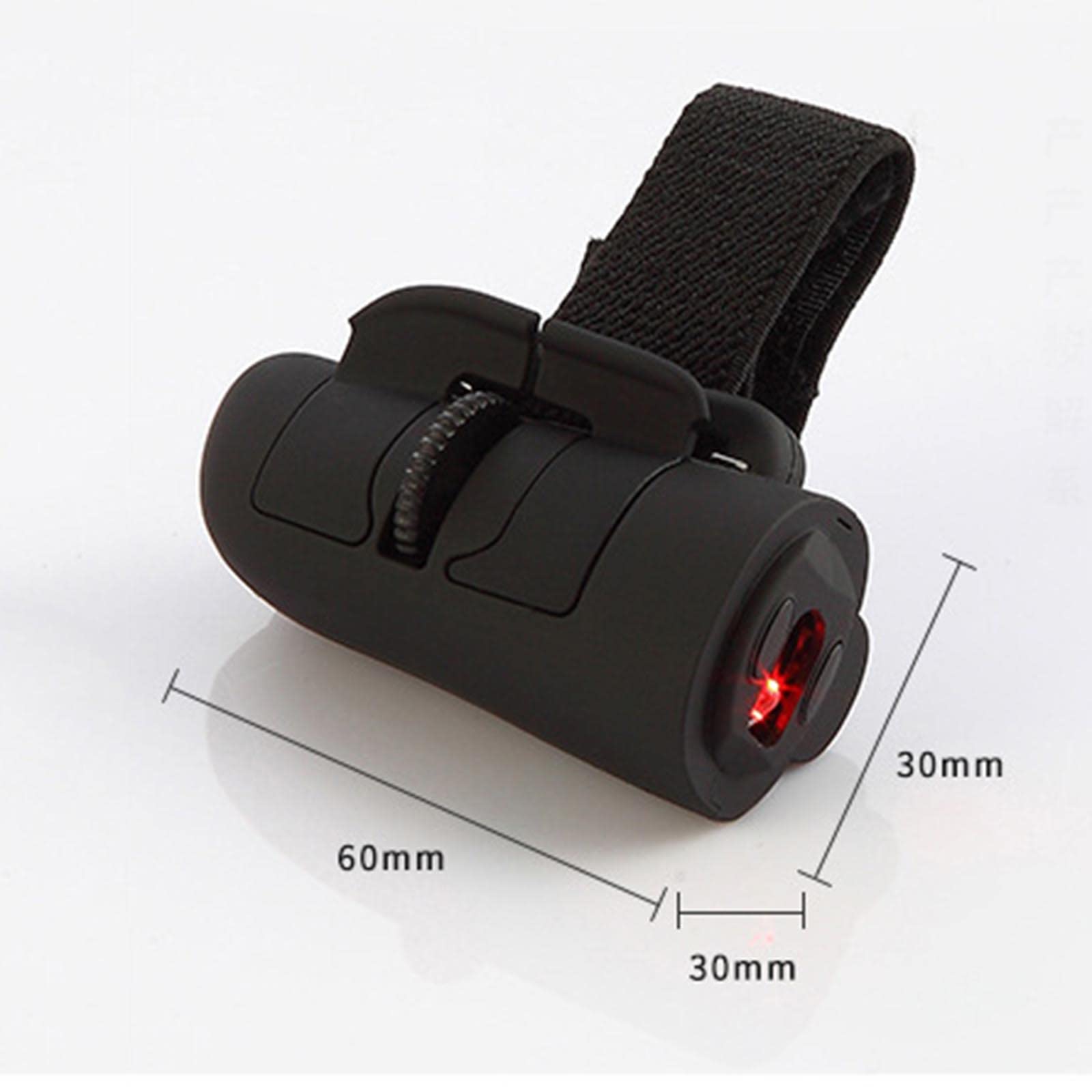 Mysz Mysz bezprzewodowa Mysz komputerowa do laptopa USB Ergonomiczna mysz Urządzenie wskazujące Mysz z palcem serdecznym Optyczna 2.4G Fashion Mini(Blu)