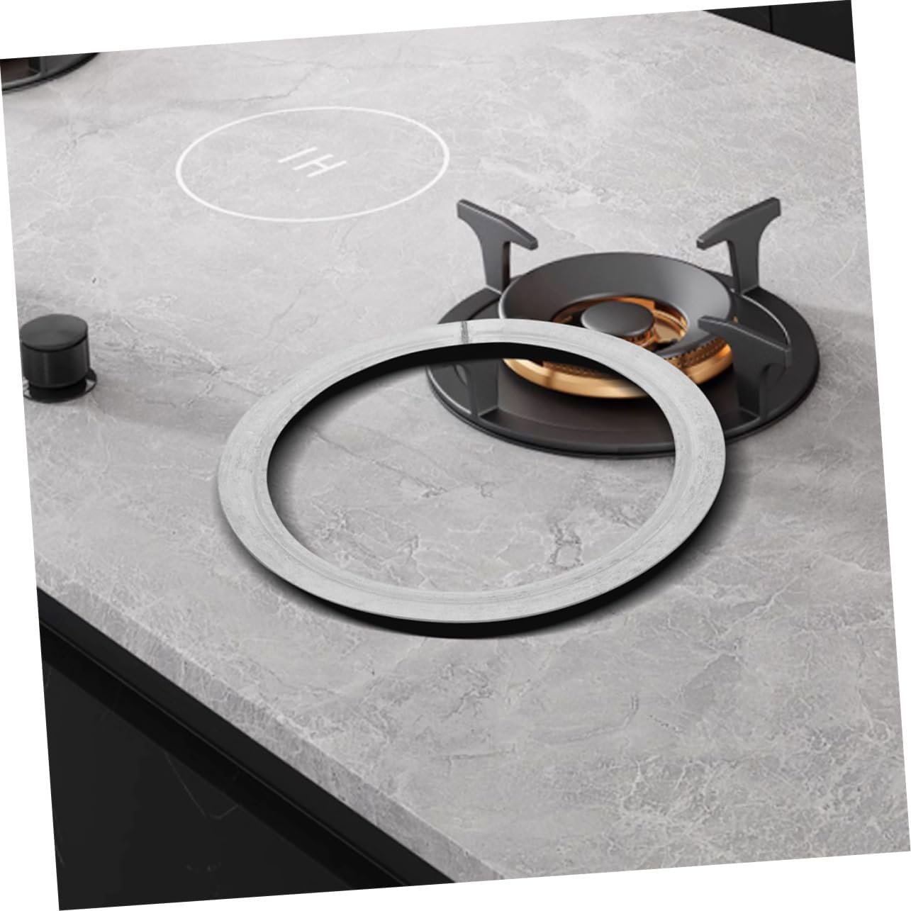 Furnace Cooking Wok Iron Stove Gasket for Gas Stoves Range Burners and Outdoor Cooking and Safe Kitchen Accessory