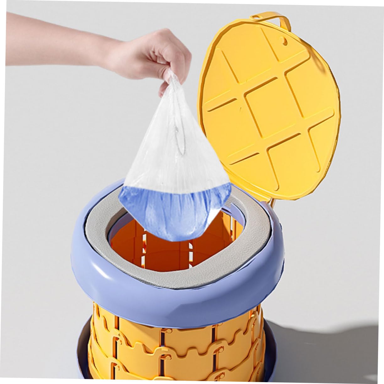 Yardwe Orinal Portátil Para Baño De Viaje Inodoro Plegable Para Urinal Para Coche y Camping