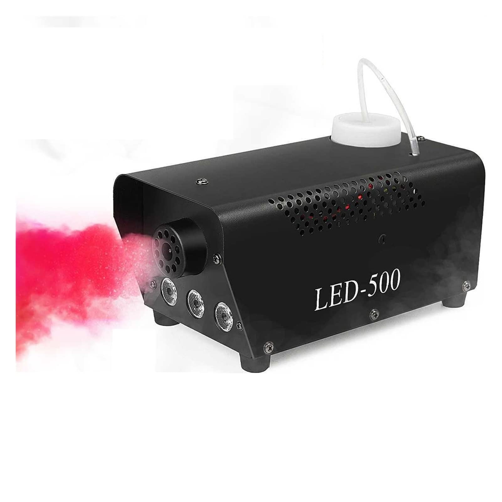 Maquina de humo Máquina de niebla de Halloween Máquina de humo de 500 vatios RGB LED DJ Thrower for el efecto de la boda y el escenario. Para exteriores, fiestas, efectos de escenario.
