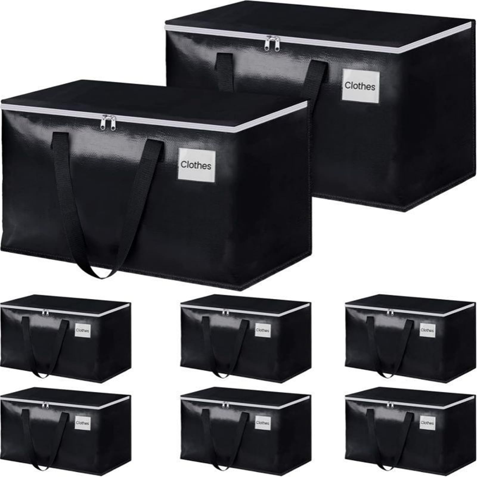 6 Borse per Traslochi Resistenti Grandi Dimensioni con Cerniere Alternative A Scatole Imballaggi E Forniture