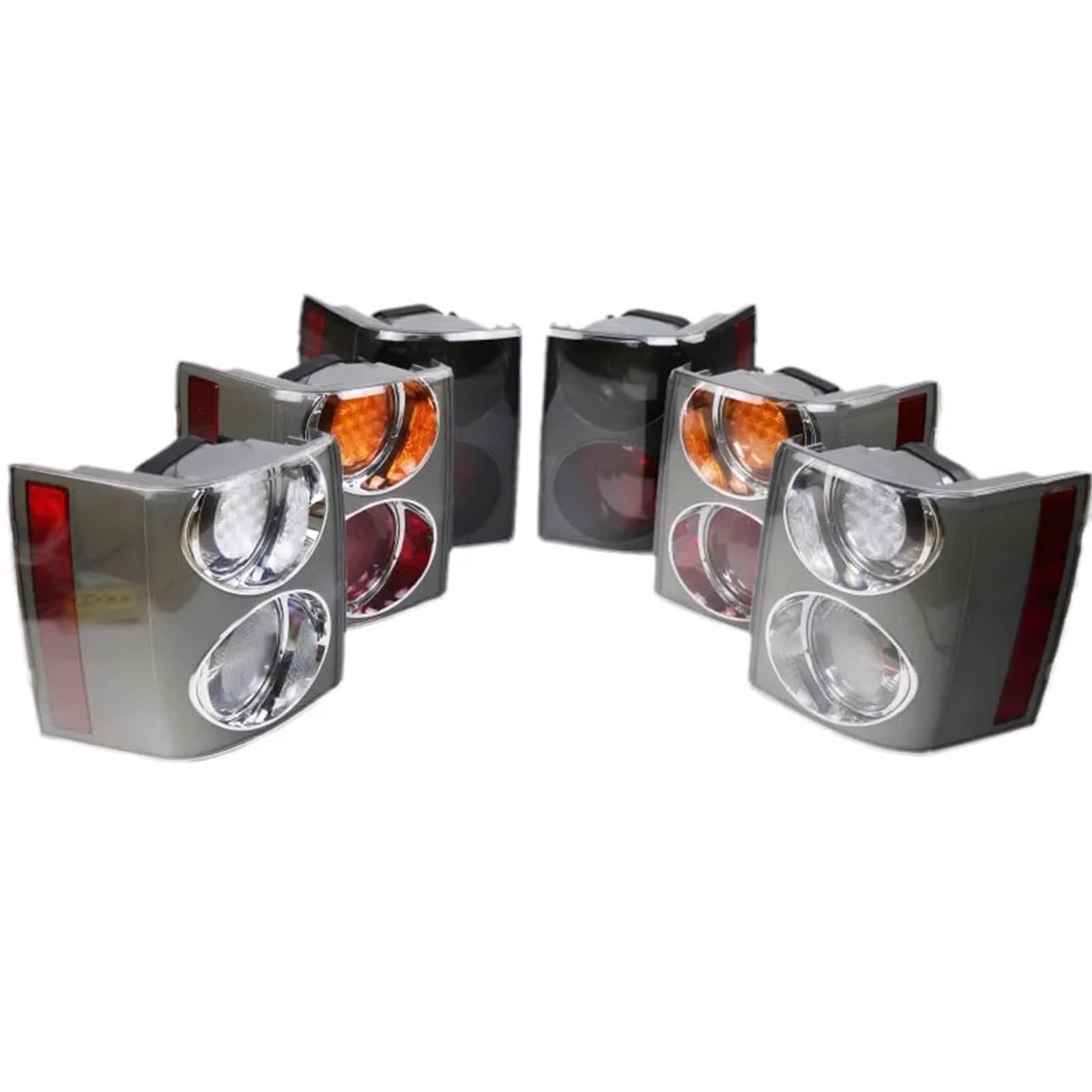 Lampa tylna zespolona Dla Range Rover L322 2002-2009 Auto LED Tylne światło tylne Lampa hamowania Tylne światło montażowe Sygnał Akcesoria samochodowe(Left Orange)