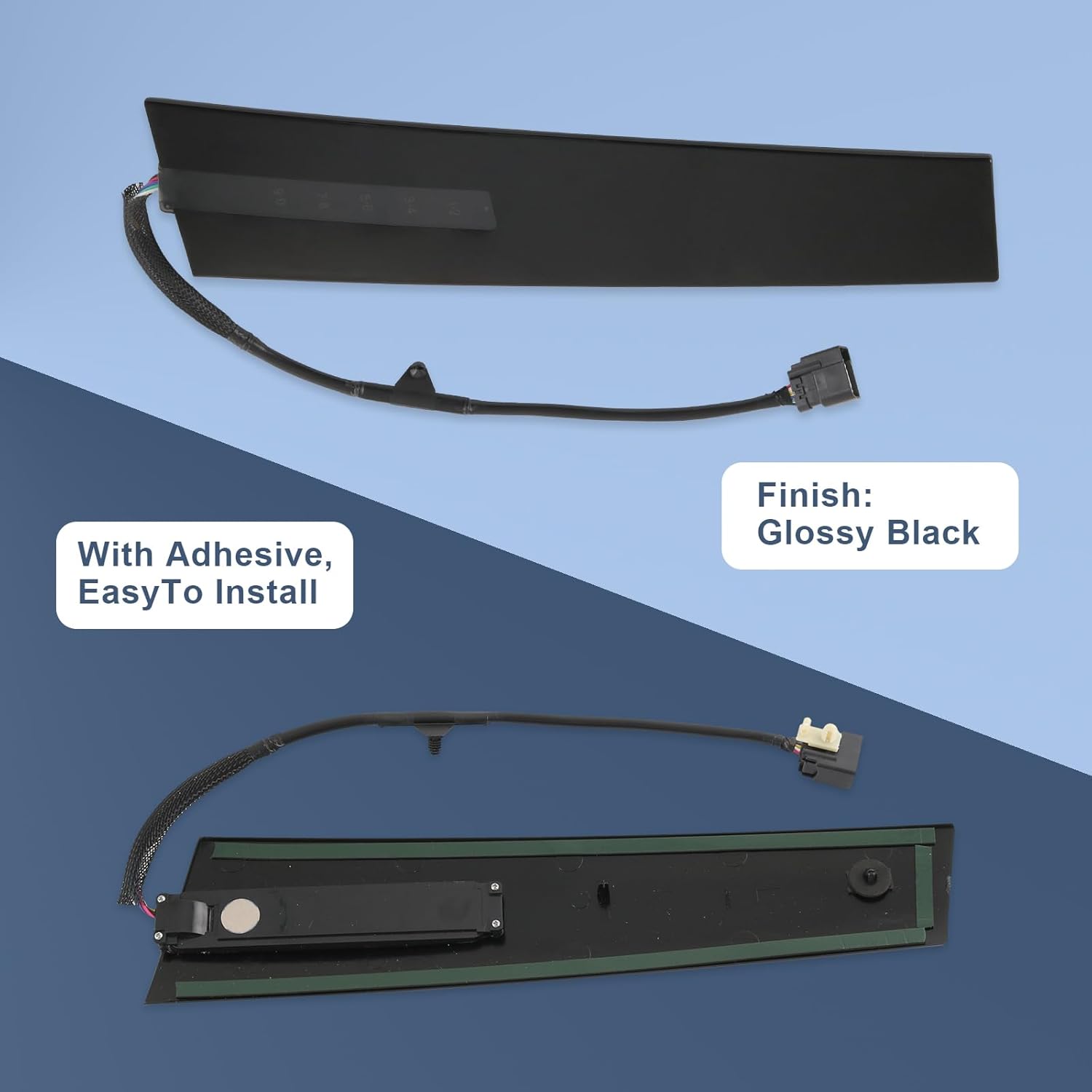 B Pillar Molding Trim & Door Keyless Entry Pad Compatible with 2011-2019 Ford Taurus Replaces BG1Z5420555CB AG1Z5420555BA Front Driver Left Exterior Window B Pillar Molding W/Keyless Entry Pad