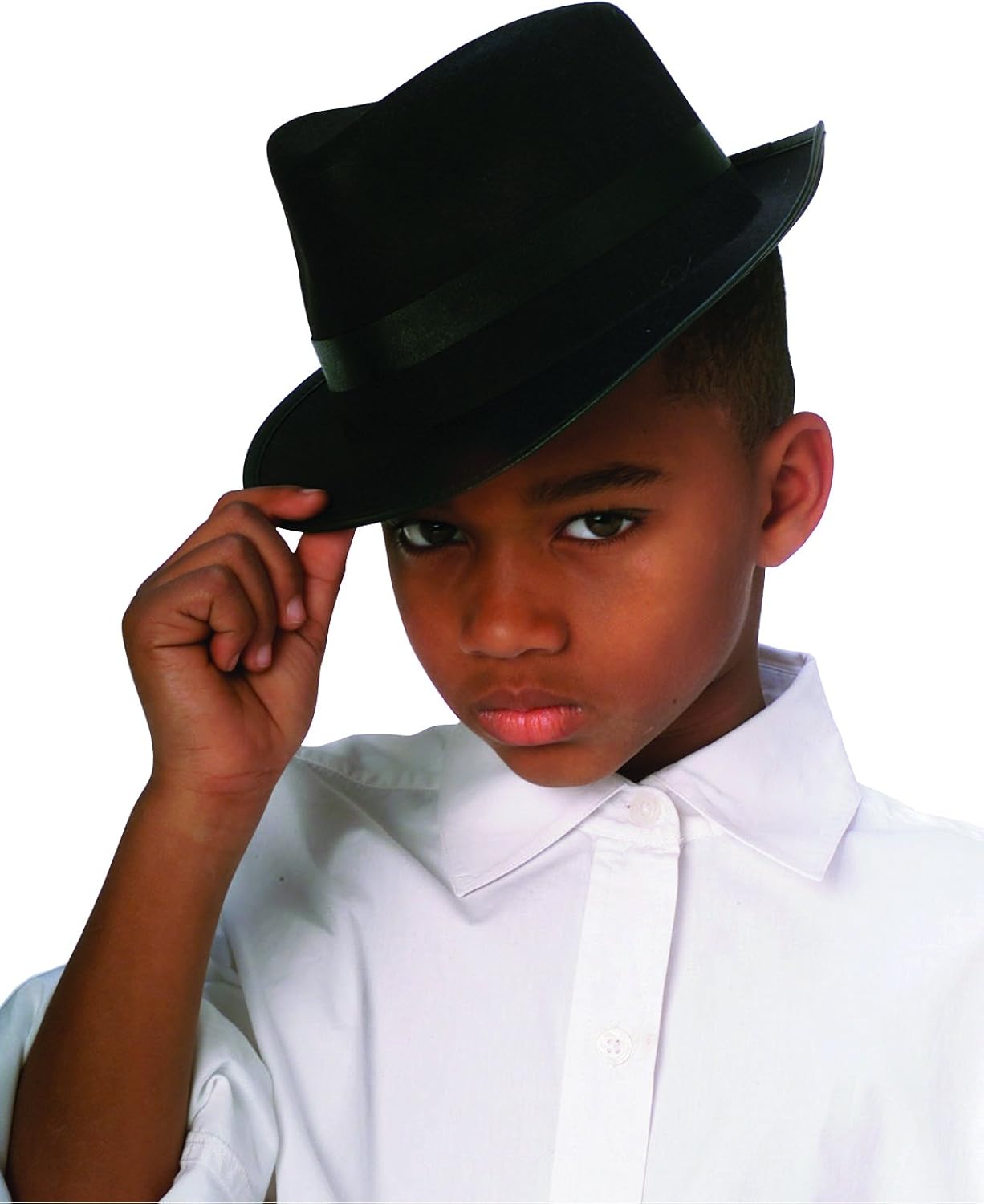 Kids black fedora hat Clearance