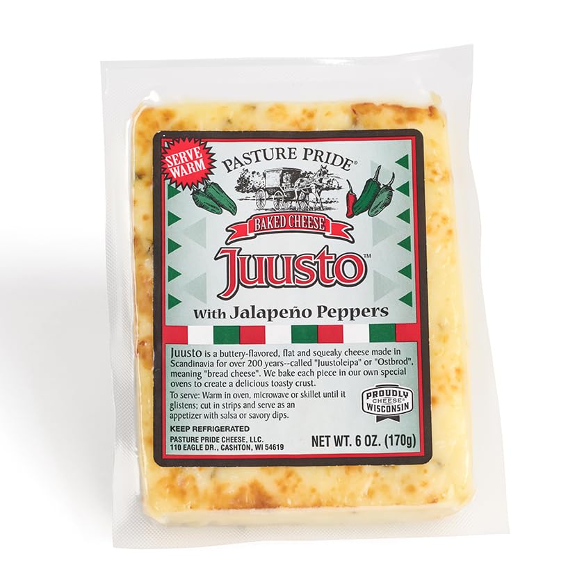 Juusto con chiles jalapeños pan al horno queso 3 unidades