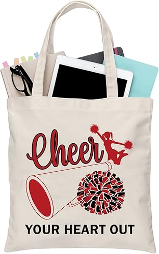 BDPWSS Bolsa de mano de animadora para mujer, regalo de animadora para mamá, regalo para animar a tu corazón