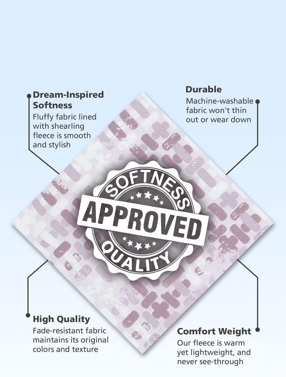 PajamaGram Womens Pajama Sets - Cozy Pajamas For Women, Shearling Rollneck - Image 6