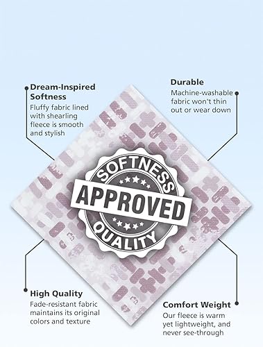 Miniatura 6 de PajamaGram Conjuntos de pijama para mujer - Pijamas de invierno para mujer, cuello vuelto