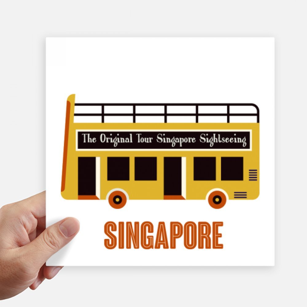 Pegatinas de Singapur de 20 cm adhesivos para portátiles motos y paredes