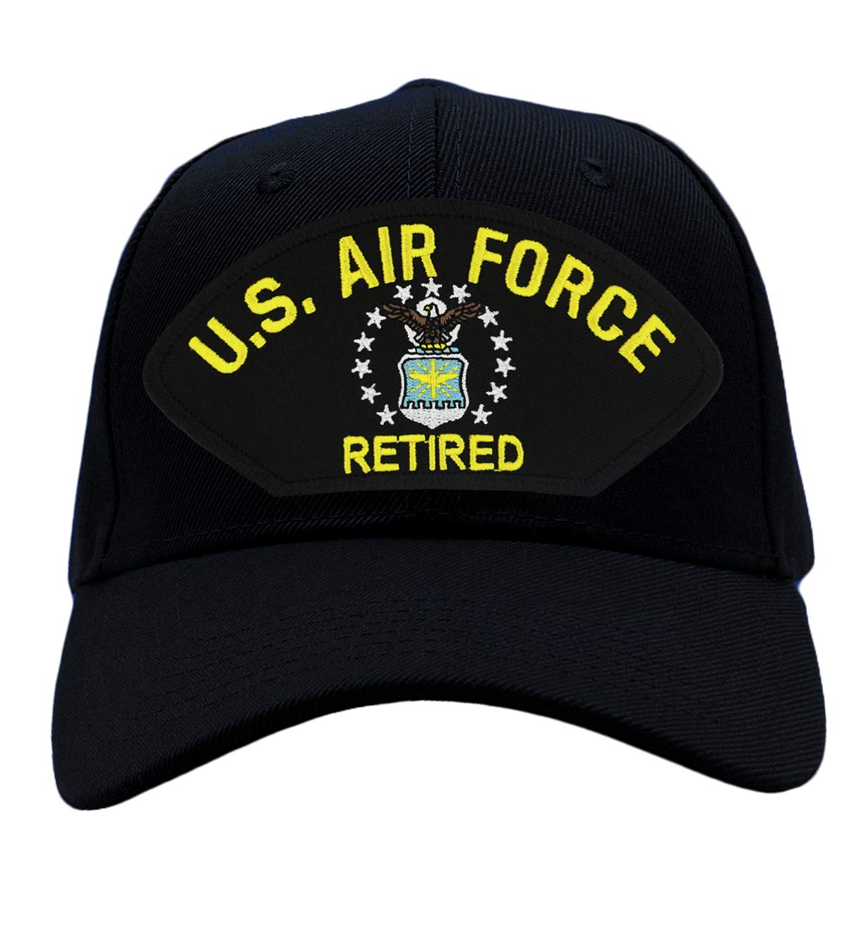 PATCHTOWN US Air Force Retired Hat/Ballcap Adjustable One Size Fits Most