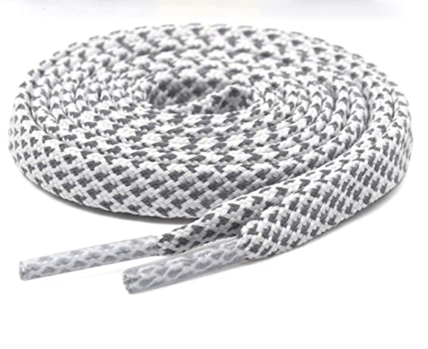 GRAH SANGRAH® (2 Pair (1 Pair Per Single Color) Reflective Flat Shoelaces for Sport, Running Casual Shoes (120 CM, White_ Gaajri) (B0BL7NW7C1) Amazon Price History, Amazon Price Tracker