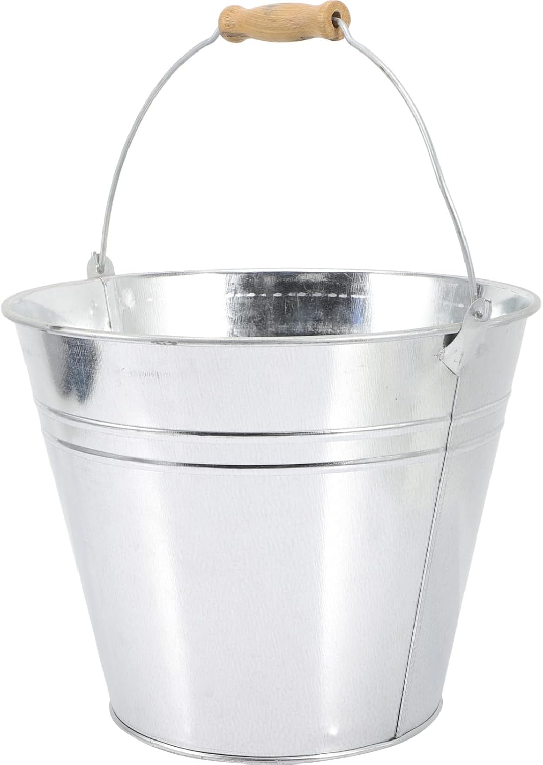 Zerodeko Ash Bucket with Handle, Fireplace Metal Bucket