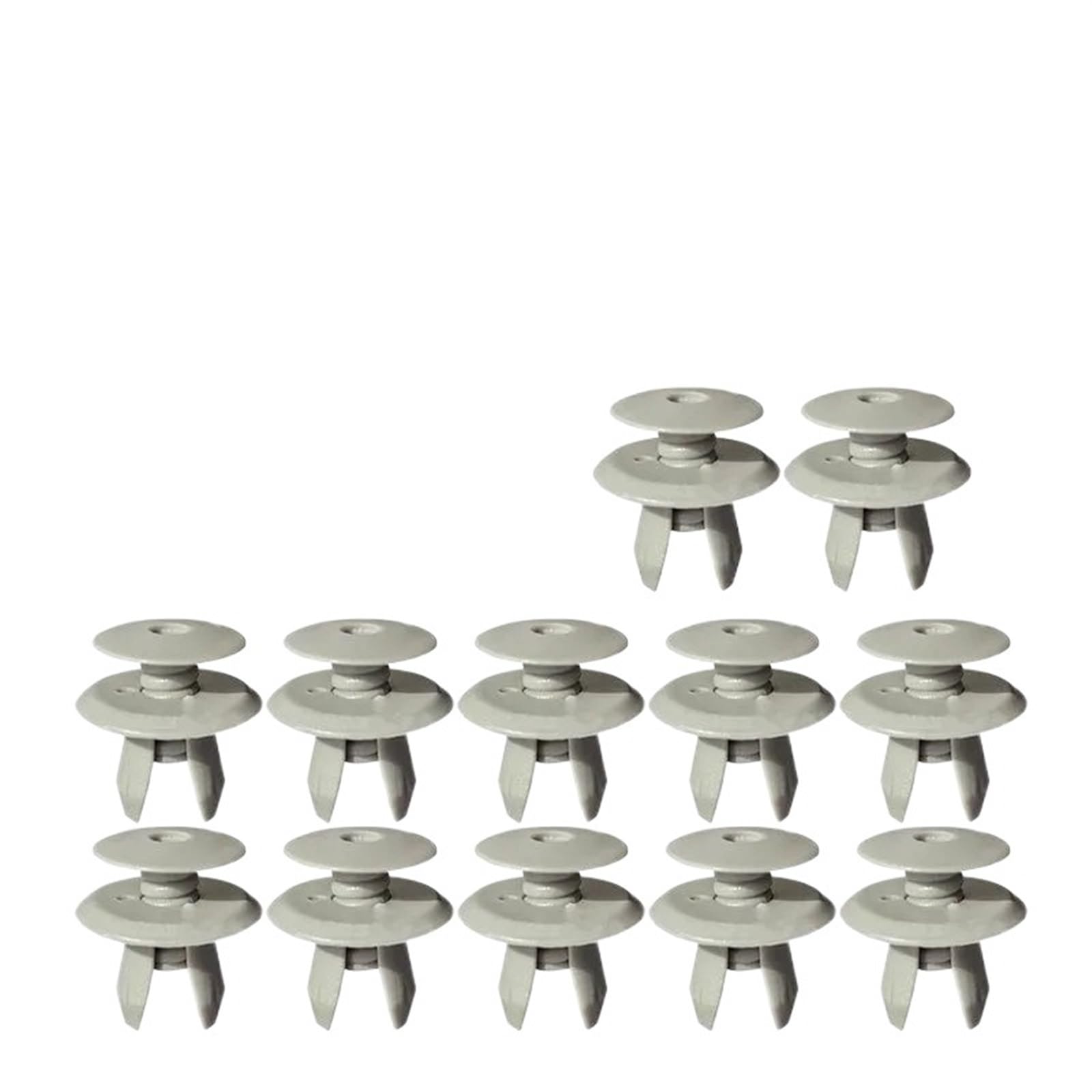 raldh 50pcs Car Fastener Trim Panel Lining Clips Gray Plastic Holder Clip Car Interior Compatible With VW T4 T5 Transporter Eurovan