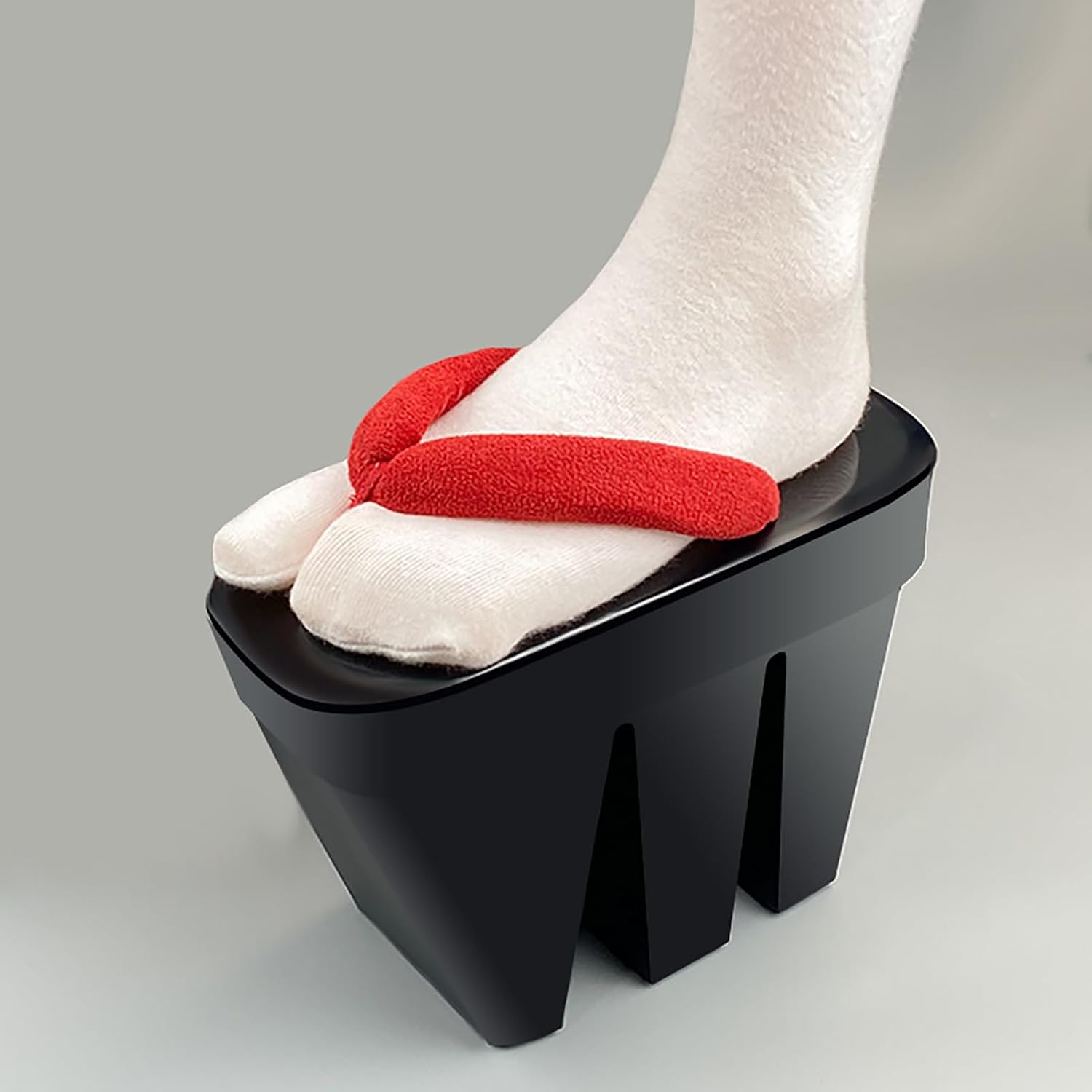 [MTKCNTL] 三本歯 下駄 厚底 花魁下駄 レディース ハイヒール 15cm ヒールアップ コスプレ 焼桐下駄 和風サンダル