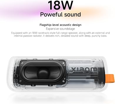 XIAOMI Sound Play Portable Bluetooth Speaker, 18W Powerful Stereo Sound, Auracast Multi-Speaker, RGB Ambient Light, Up to 14 Hours Playtime, IP68 Waterproof TWS Pairing, Outdoor -Green