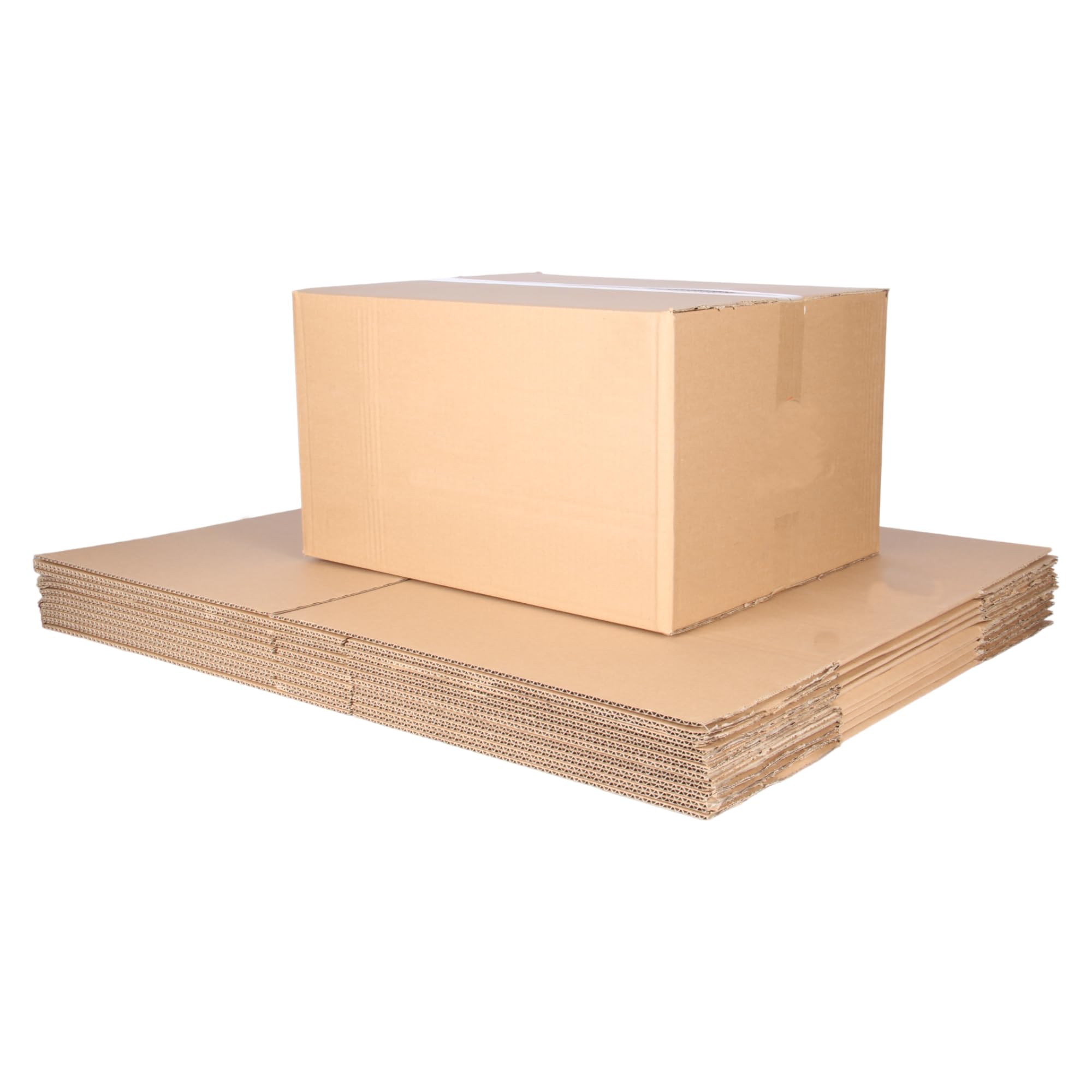 Moving Boxes. Heavy Duty Removal Shipping Boxes. Cardboard Corrugated Box. 50x40x28cm, 55 Litres Box Mailers. (10)