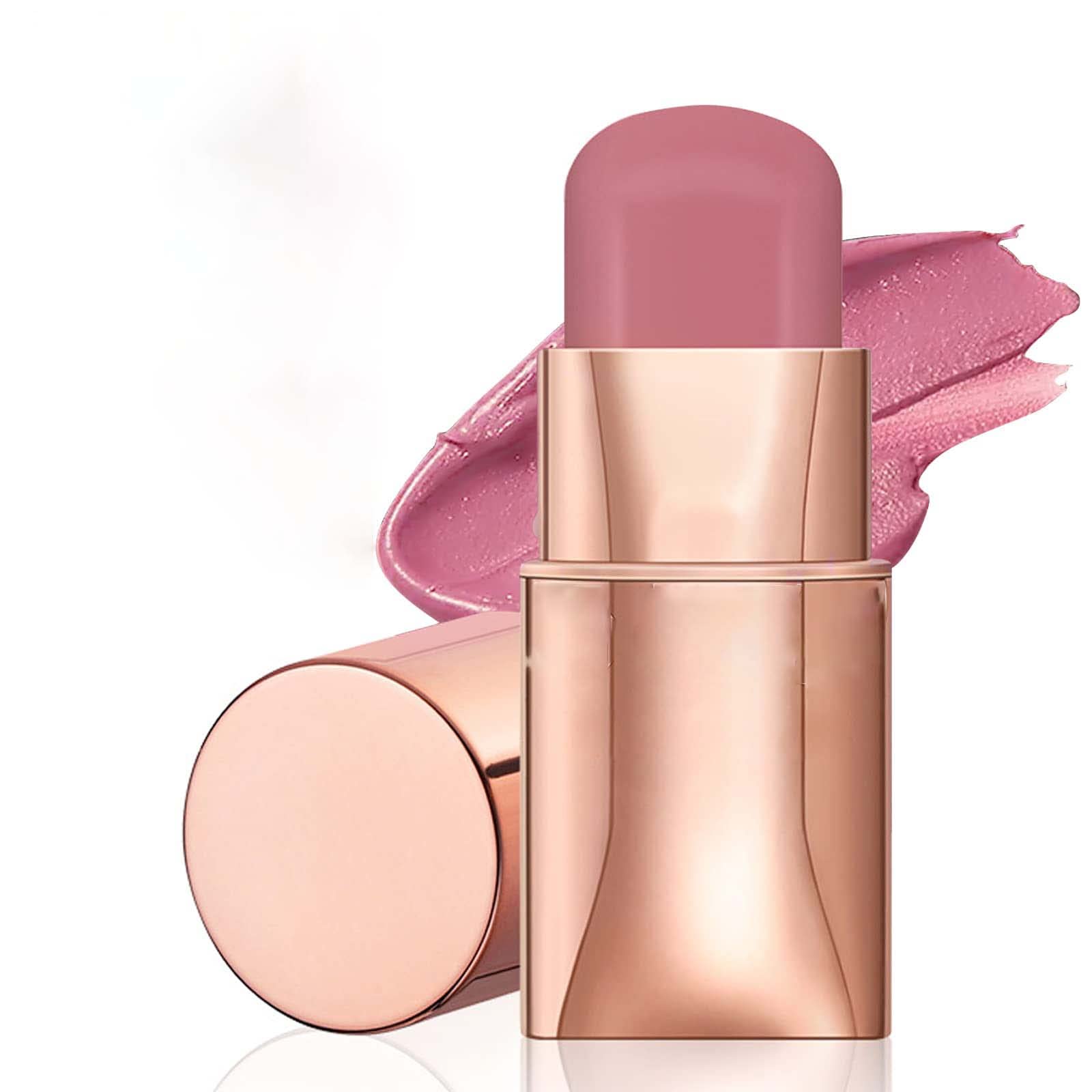 KASTWAVECream Blush Stick, Long Wearing Waterproof Blush Face Stick, Matte Finish, Easy to Use on The Go, Blends Effortlessly (Pink)