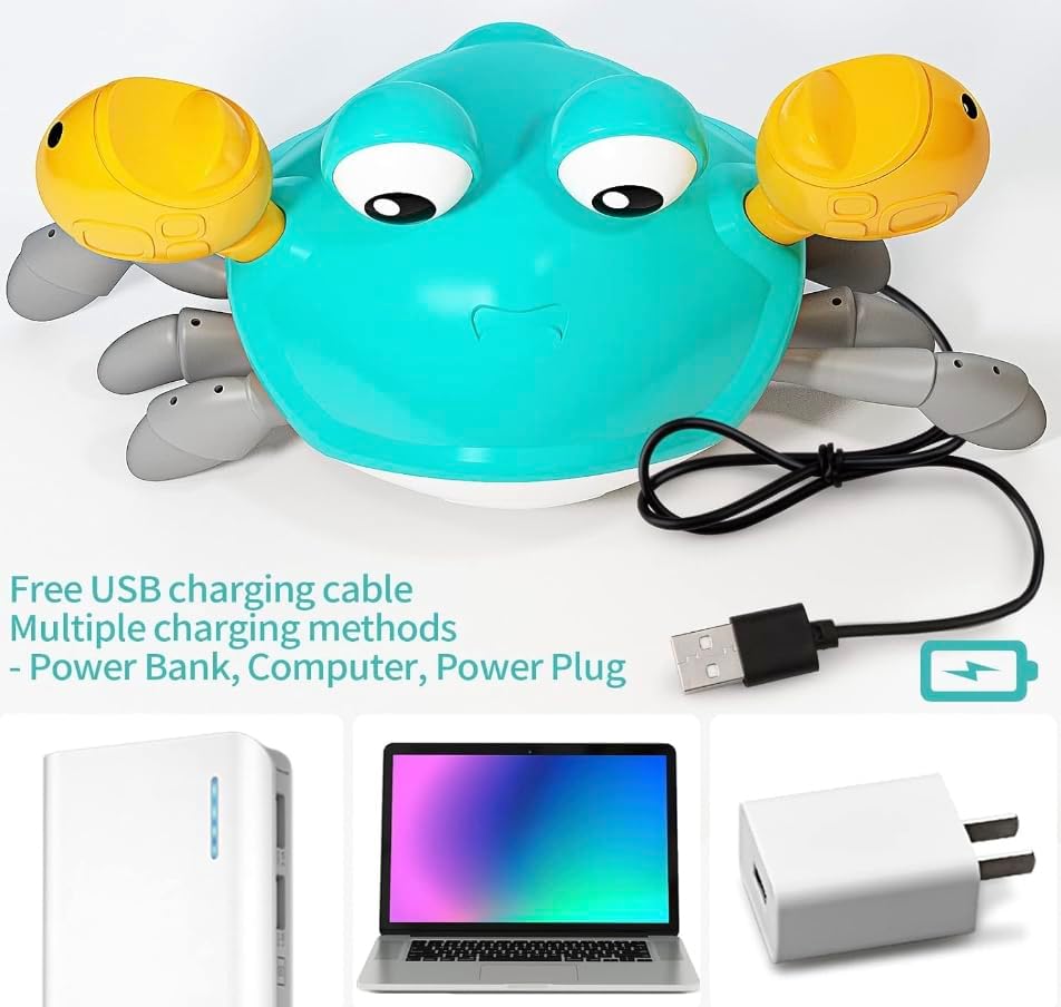 Miniatura 6 de Juguete para bebé de cangrejo gateante  Juguetes para bebés de 3 4 5 6 7 8 9 10 11 12 bebés niños 3-6 6-12 aprendizaje gateo 9-12 12-18 caminar niño