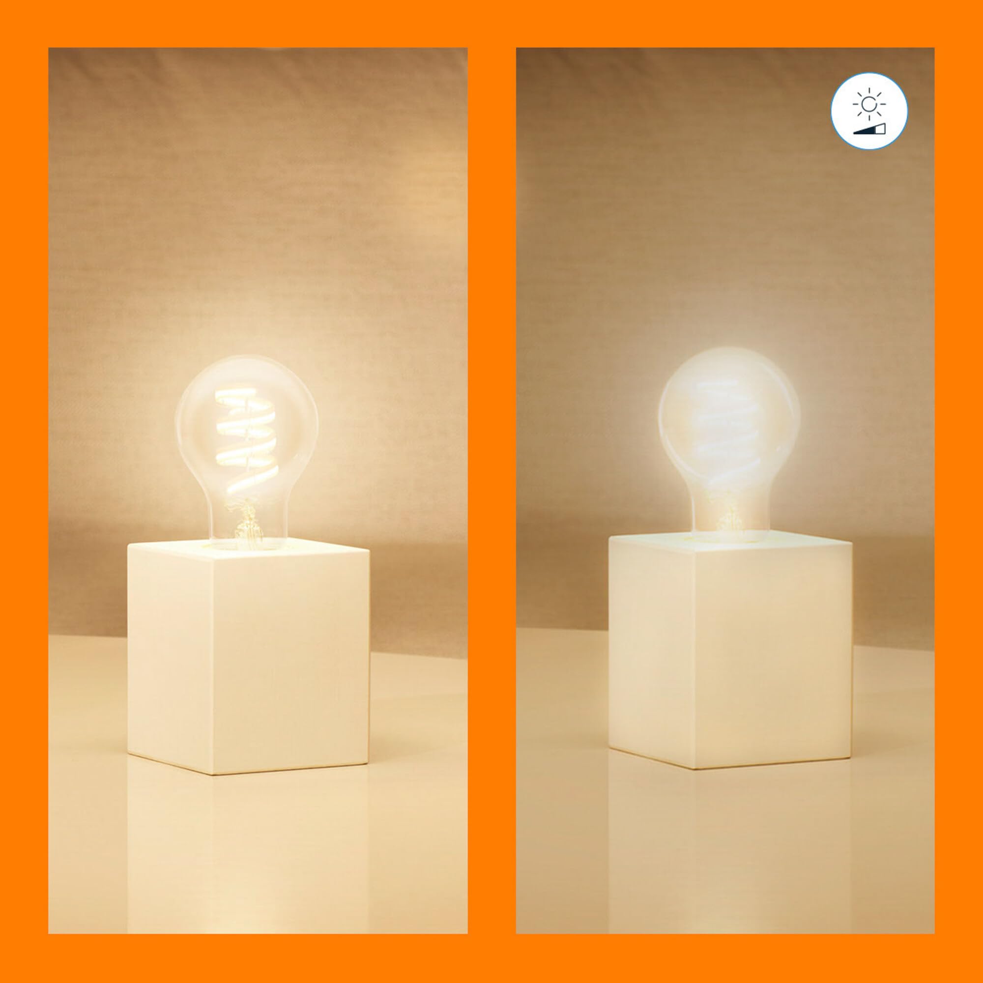 WiZ Tunable White and Color żarówka LED filament E27 (470 lm), lampa 40 W z 16 mln kolorów lub ciepłe lub zimne białe światło, inteligentne sterowanie światłem przez Wi-Fi za pomocą głosu/aplikacji
